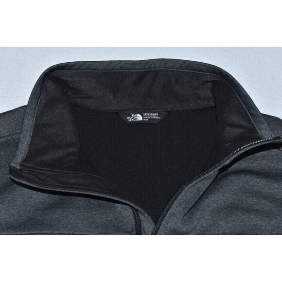 The North Face Windwall Men's Jacket Size M Soft Shell Fleece Gray Co Embroidery - Picture 9 of 16